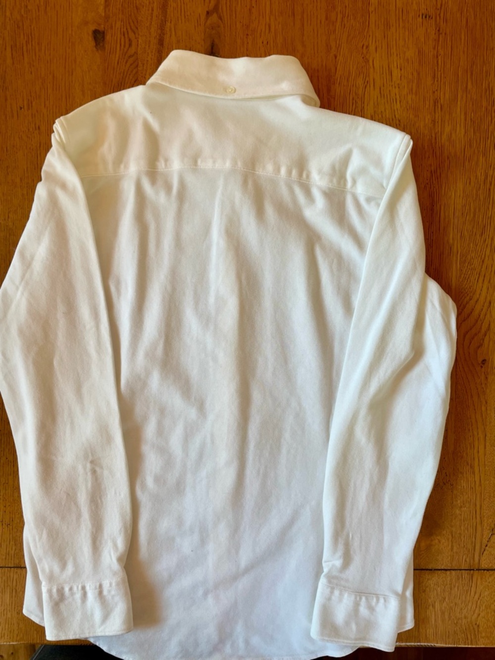 Abercrombie & Fitch Men's Knit White Button-Down - Picture 3 of 7